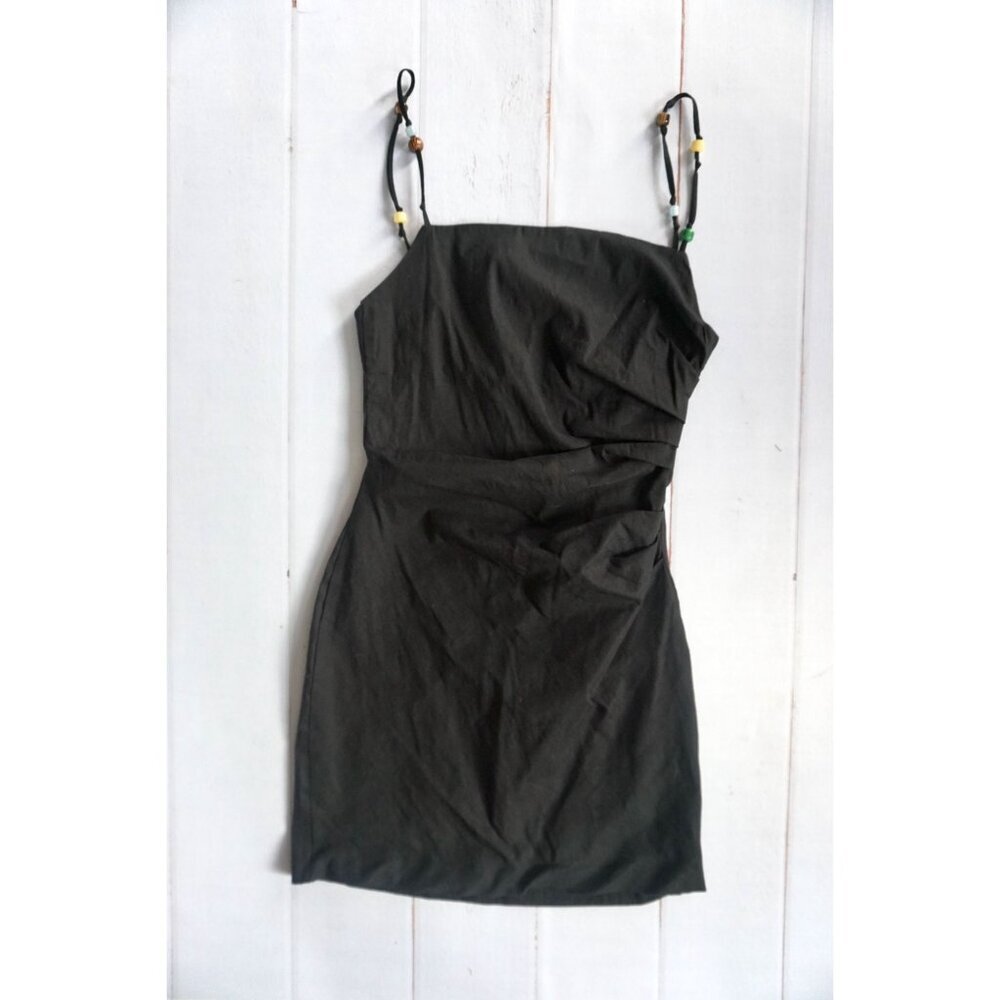 Zara Beaded Strap Mini Dress, Size S - Picture 9 of 11